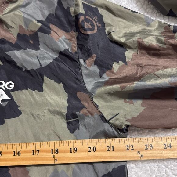 LRG men’s size small lightweight full zip camouflage windbreaker rain jacket - Picture 7 of 11